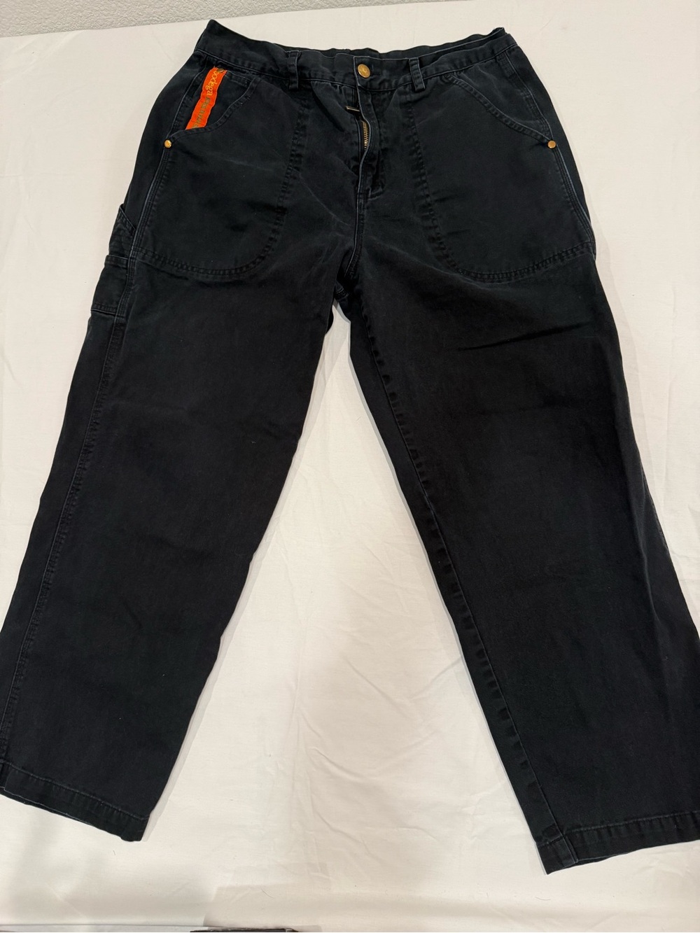 Bodega Y2K Carpenter Jeans Mens 32 Loose Fit Black